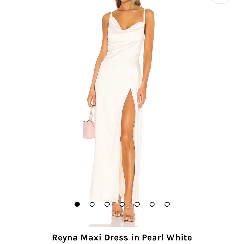 Camila Coelho Reyna Maxi Dress Pearl White